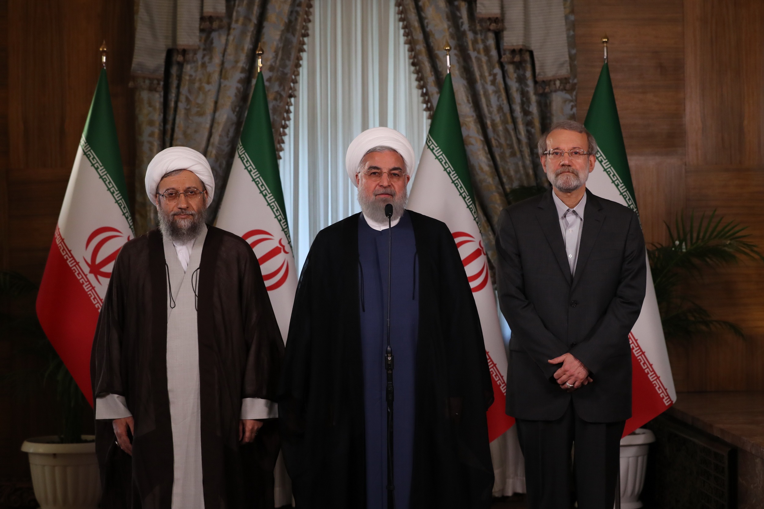 عکس: اولین جلسه سران قوا در سال ۹۷
