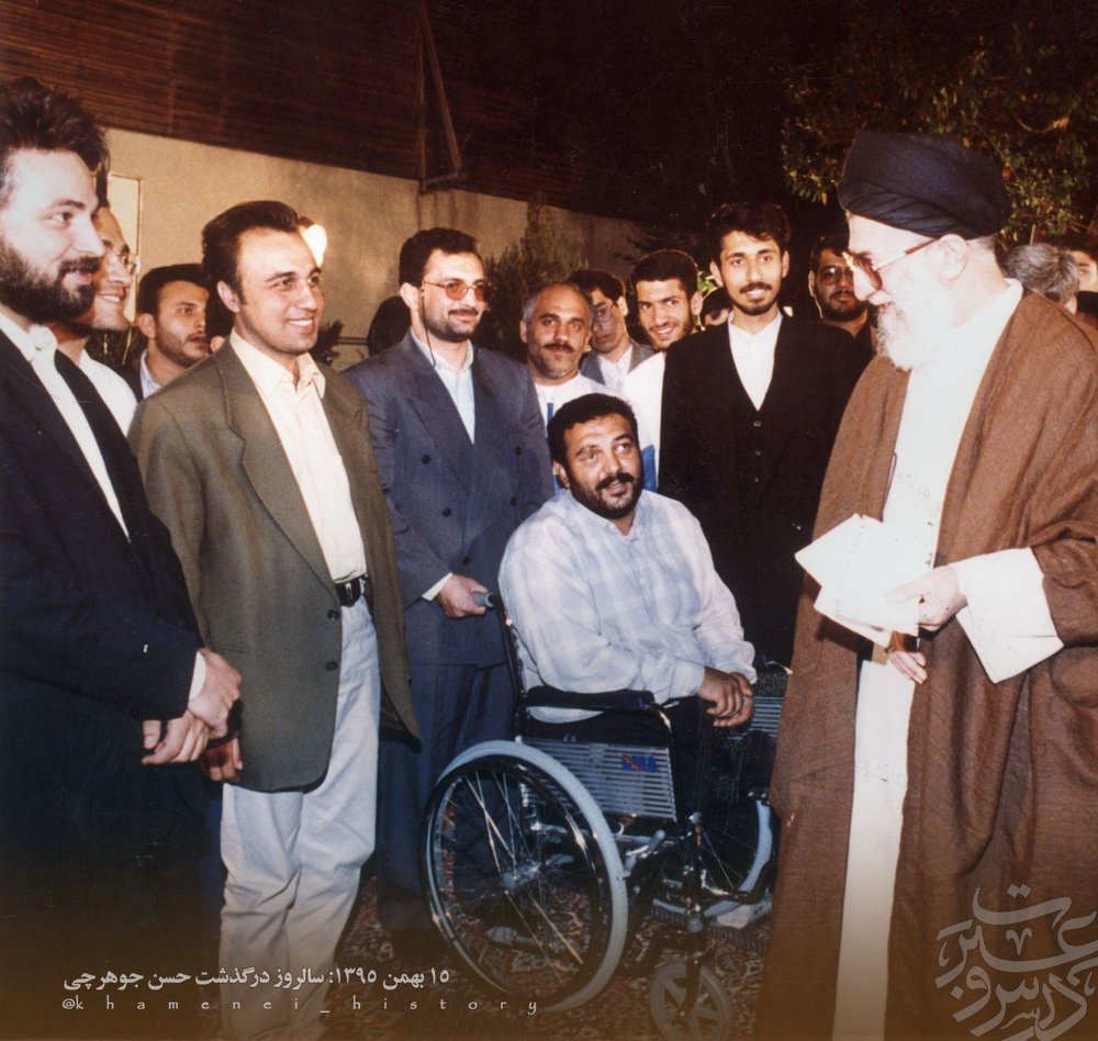 عکس/رامبد جوان، رضا عطاران و حسن جوهرچی در کنار رهبرانقلاب