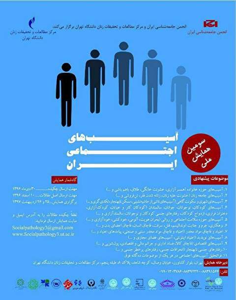 سومین همایش ملی آسیب‌های اجتماعی ایران