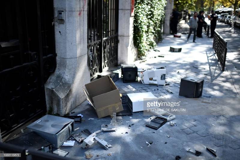 حمله به سفارت ایران در پاریس توسط حزب کومله
