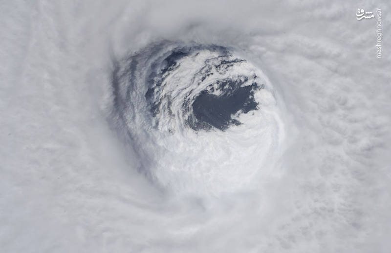 عکس/ تصویر فضایی از طوفان سهمگین در آمریکا