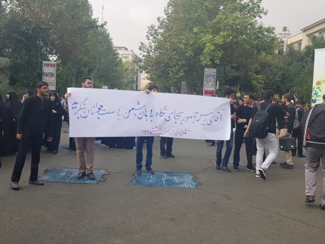 تمام حاشیه‌های حضور رئیس‌جمهور در دانشگاه تهران