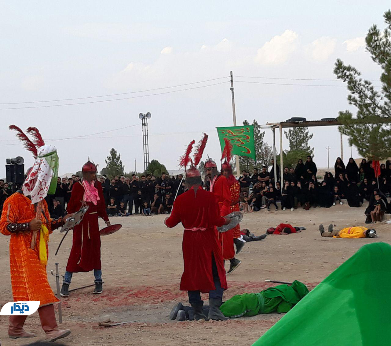 گزارش تصویری: مراسم تعزیه خوانی در نصرت آباد | دیدار نیوز