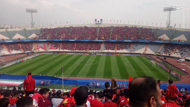 عکس/ حال و هوای ورزشگاه آزادی قبل از بازی فینال
