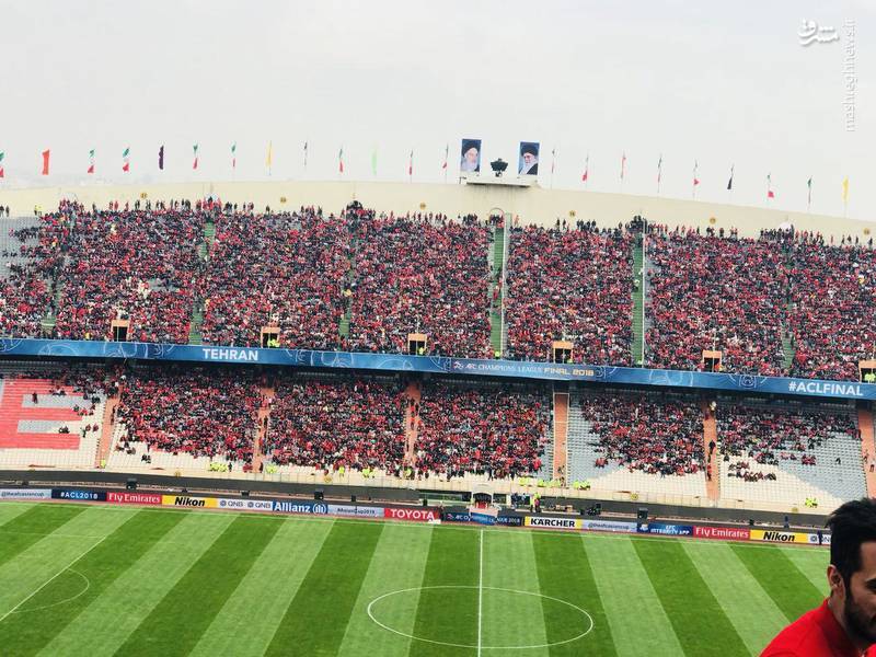 عکس/ حال و هوای ورزشگاه آزادی قبل از بازی فینال