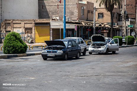 گزارش تصویری: تعطیلی اجباری اهواز!