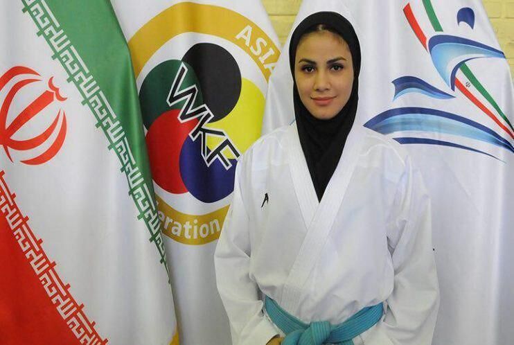درخشش سارا بهمنیار در لیگ جهانی کاراته