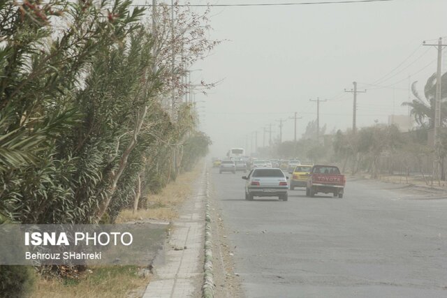 سرعت وزش باد در زاهدان به ۵۸ کیلومتر بر ساعت رسید