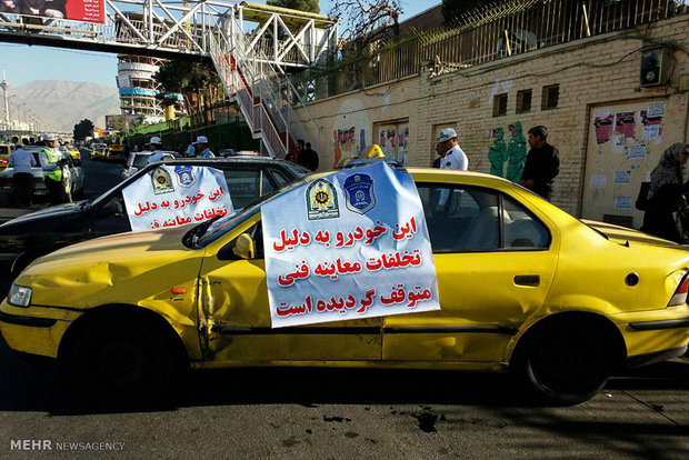 سرهنگ بهرام آبادی اعلام کرداعمال قانون ۱۸ هزار خودروی دودزا در پایتخت سرهنگ بهرام آبادی اعلام کرداعمال قانون ۱۸ هزار خودروی دودزا در پایتخت