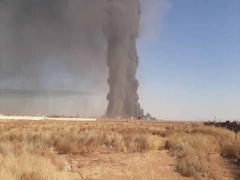 گمرک افغانستان در جوار مرز ایران دچار آتش سوزی شد گمرک افغانستان در جوار مرز ایران دچار آتش سوزی شد