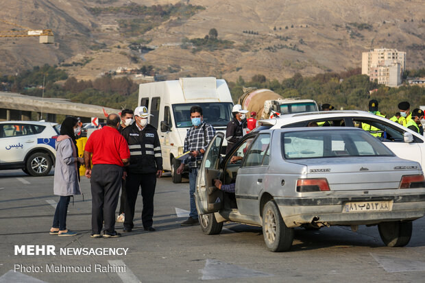 هجوم مسافران به مازندران/ ترافیک کندوان سنگین است