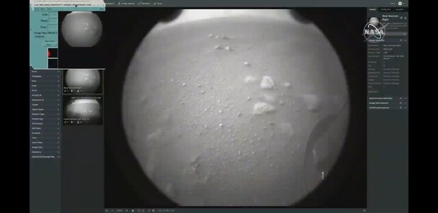 اولین تصاویر از فرود مریخ نورد 