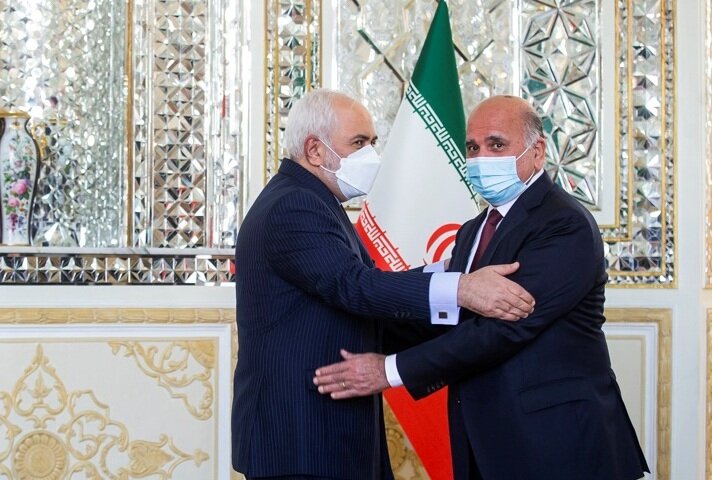 گزارش توییتری ظریف از دیدار با وزیر خارجه عراق