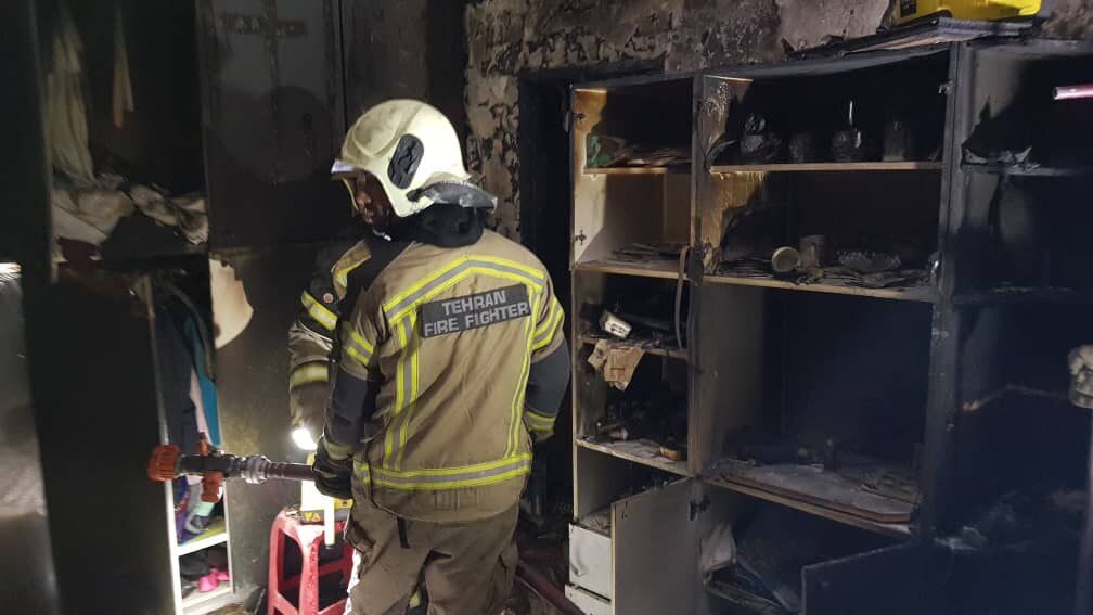 آتش‌سوزی در شیرخوارگاه آمنه تهران