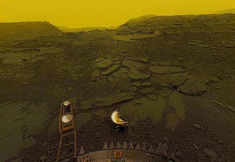 تصویر کم‌نظیر کاوشگر ونرا-۱۳ از سطح سیاره زهره/ گزارش تصویری