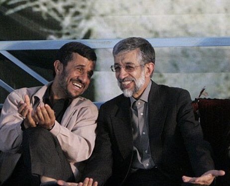 واکنش تند احمدینژاد علیه حداد عادل: او قبل از انقلاب دست فرح را میبوسید حالا سوپر حزب اللهی شده واکنش تند احمدینژاد علیه حداد عادل: او قبل از انقلاب دست فرح را میبوسید حالا سوپر حزب اللهی شده