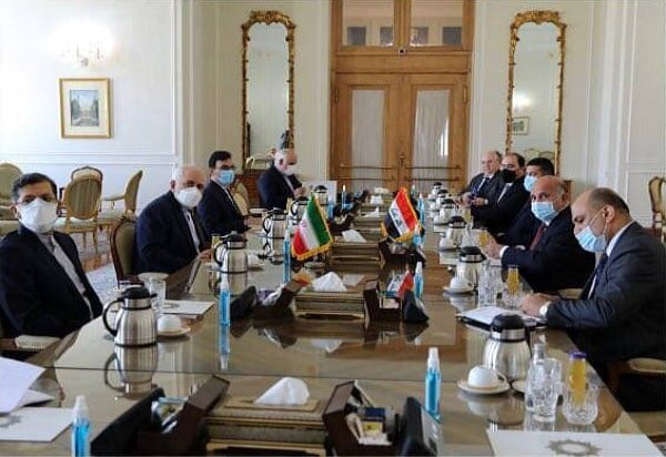 وزیر خارجه عراق با ظریف دیدار و گفتگو کرد