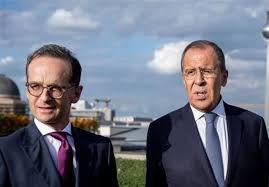کنفرانس خبری مشترک وزیران خارجه روسیه و آلمان در مسکو