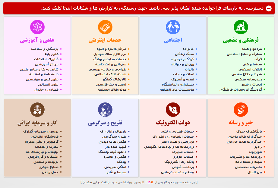 جاده بی‌بازگشت فیلترینگ