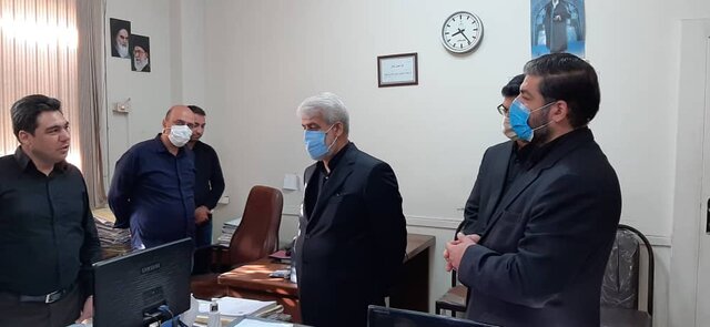 بازدید رییس کل دادگستری تهران از حوزه قضائی ورامین 