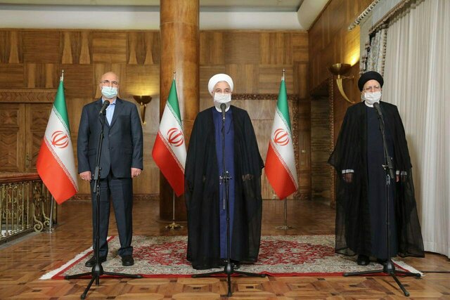 روحانی: همواره همکاری و هماهنگی سه قوه می‌تواند به رفع و حل سریعتر مشکلات کشور کمک کند