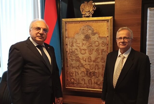 سفارت ارمنستان در تل آویو رسما افتتاح شد