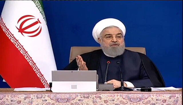 روحانی در جلسه هیات دولت:شهر‌هایی که وضعیت قرمز دارند، تعطیل خواهند شد/آمریکا را مجانی تطهیر نکنید