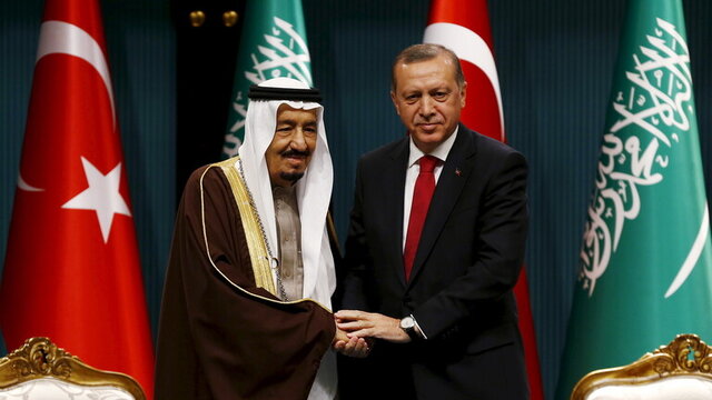 گفتگوی اردوغان و پادشاه عربستان درباره اجلاس جی ۲۰