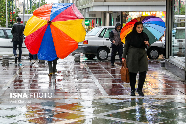 رگبار باران در ۱۸ استان کشور و افزایش دمای برخی مناطق