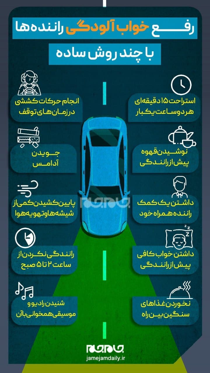 چگونه از خواب آلودگی راننده‌ها در سفرهای نوروزی جلوگیری کنیم؟