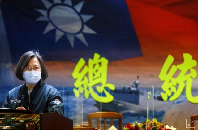 دیدار رئیس‌جمهوری تایوان با فرستادگان بایدن