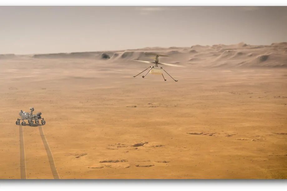 ناسا: نخستین پرواز بالگرد «نبوغ» بر سطح مریخ فردا انجام می‌شود