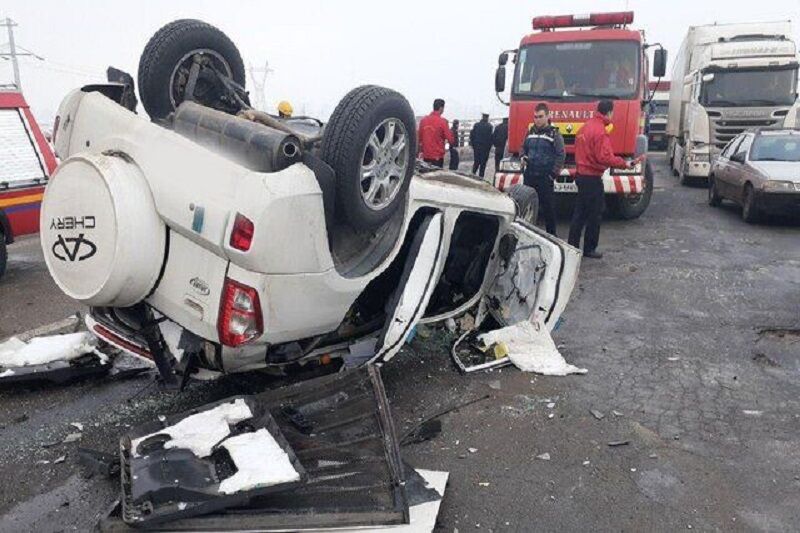 حادثه رانندگی در شرق اصفهان سه کشته و ۲ مصدوم داشت