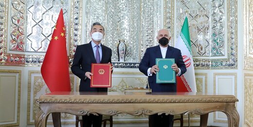 توییت ظریف پس از امضای توافق ایران و چین