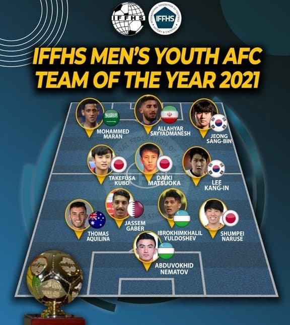 صیادمنش در تیم منتخب جوانان آسیا