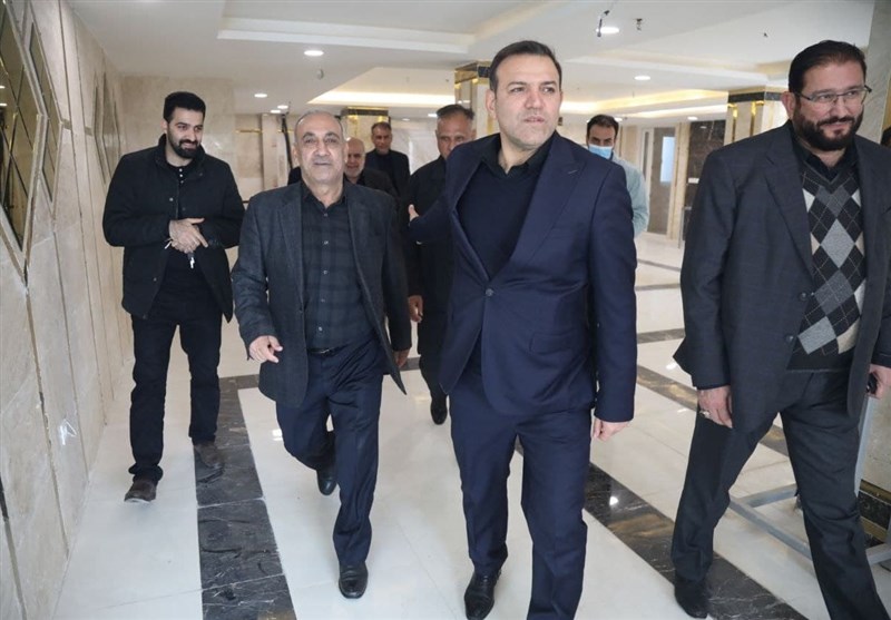 بازدید عزیزی‌ خادم از باشگاه فولاد +تصاویر
