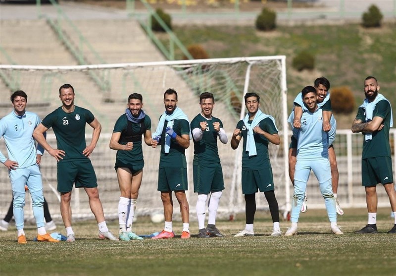 تمرین شاداب آبیها پس از حفظ صدرنشینی +تصاویر تمرین شاداب آبیها پس از حفظ صدرنشینی +تصاویر