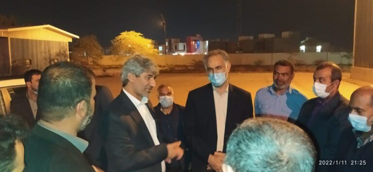 گزارش تصویری/بازدید معاون هماهنگی امور اقتصادی استاندار خوزستان از سردخانه اروند و پنج مهر آبادان