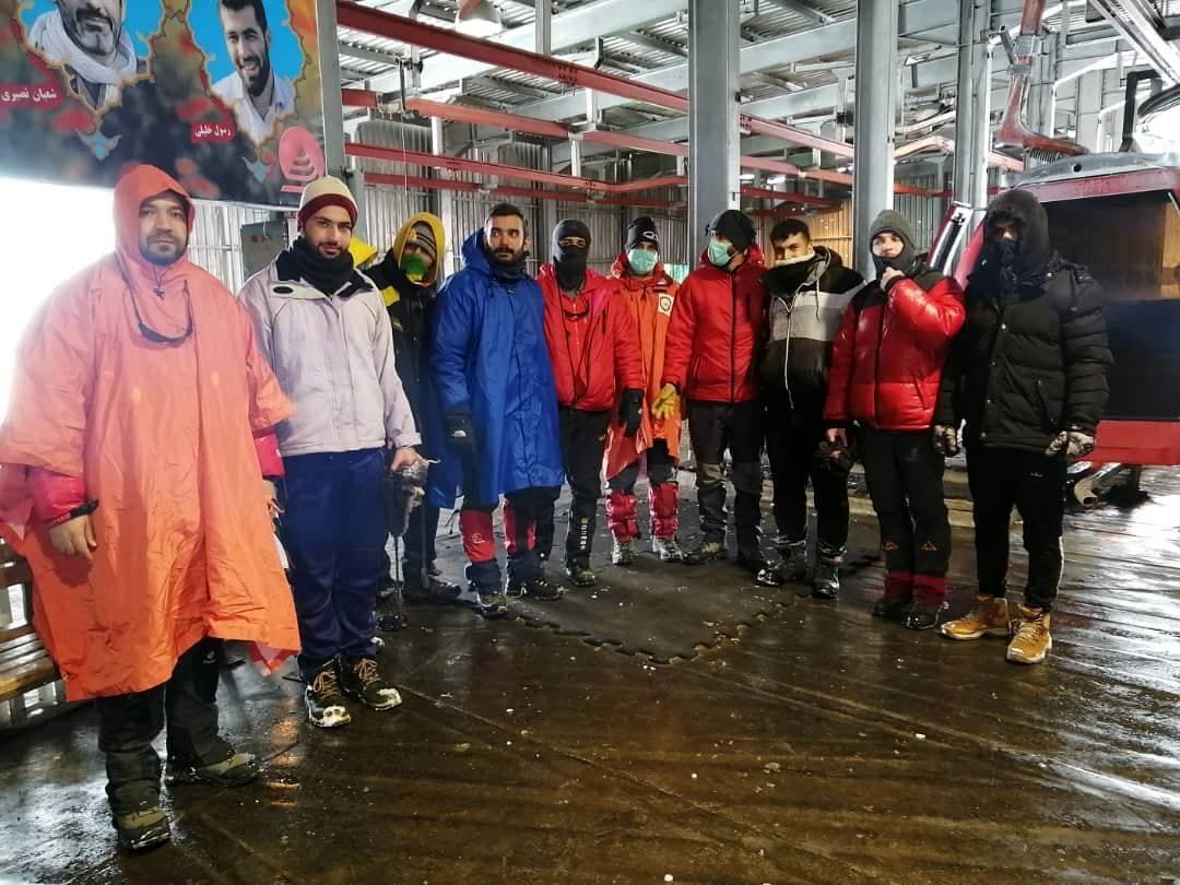 نجات ۳۵ نفر در ارتفاعات توچال تهران
