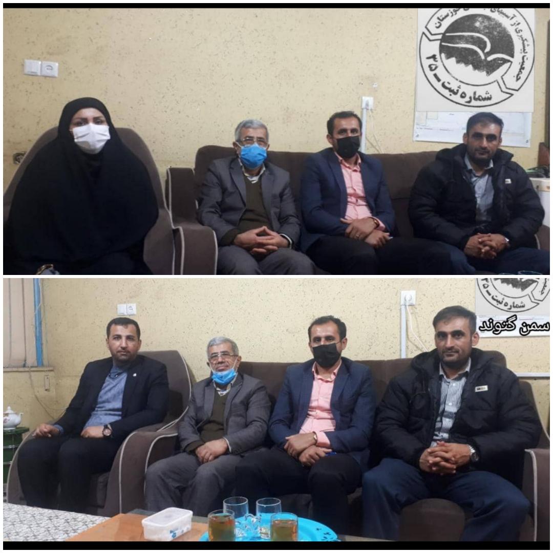 نشت هم اندیشی جمعیت پیشگیری از آسیب های اجتماعی با رئیس پلیس آگاهی شهرستان گتوند برگزار شد
