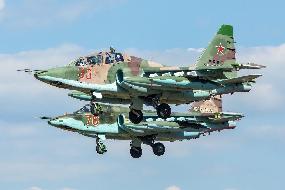 سوخو-۲۵ روسیه