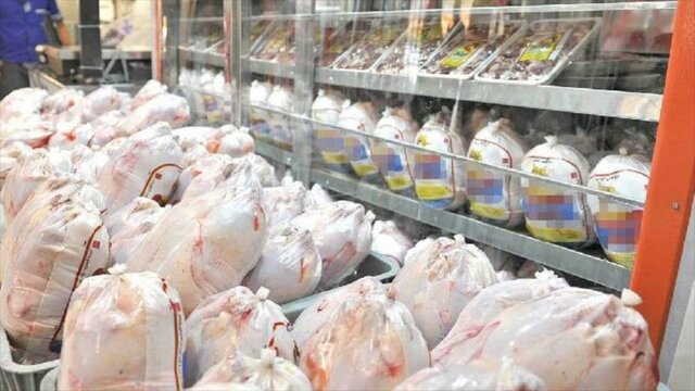ذخیره ۱۷۰۰۰ تن مرغ منجمد در پایتخت