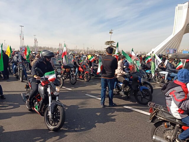 مراسم سالگرد پیروزی انقلاب آغاز شد