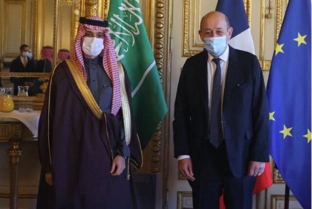 رایزنی وزرای خارجه عربستان و فرانسه درخصوص ایران