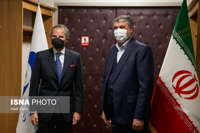 گروسی با رییس سازمان انرژی اتمی دیدار کرد؛ ملاقات با امیرعبداللهیان