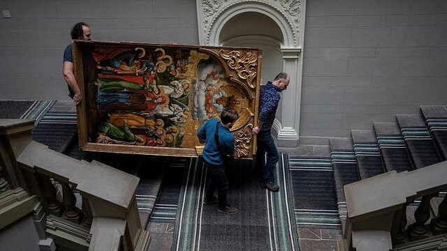 تلاش برای تخلیه آثار هنری بزرگ‌ترین موزه اوکراین در لویو