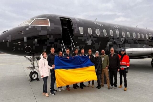 پرچم اوکراین به فضا می‌رود