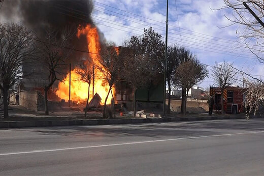 انفجار گاز در جنت آباد شمالی