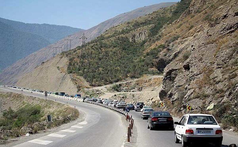 تردد جنوب به شمال جاده کرج - چالوس بازگشایی شد