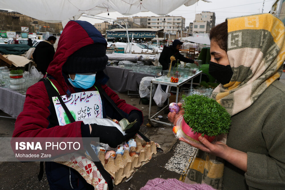 بازار گل مشهد در آستانه نوروز ۱۴۰۱/ گزارش تصویری
